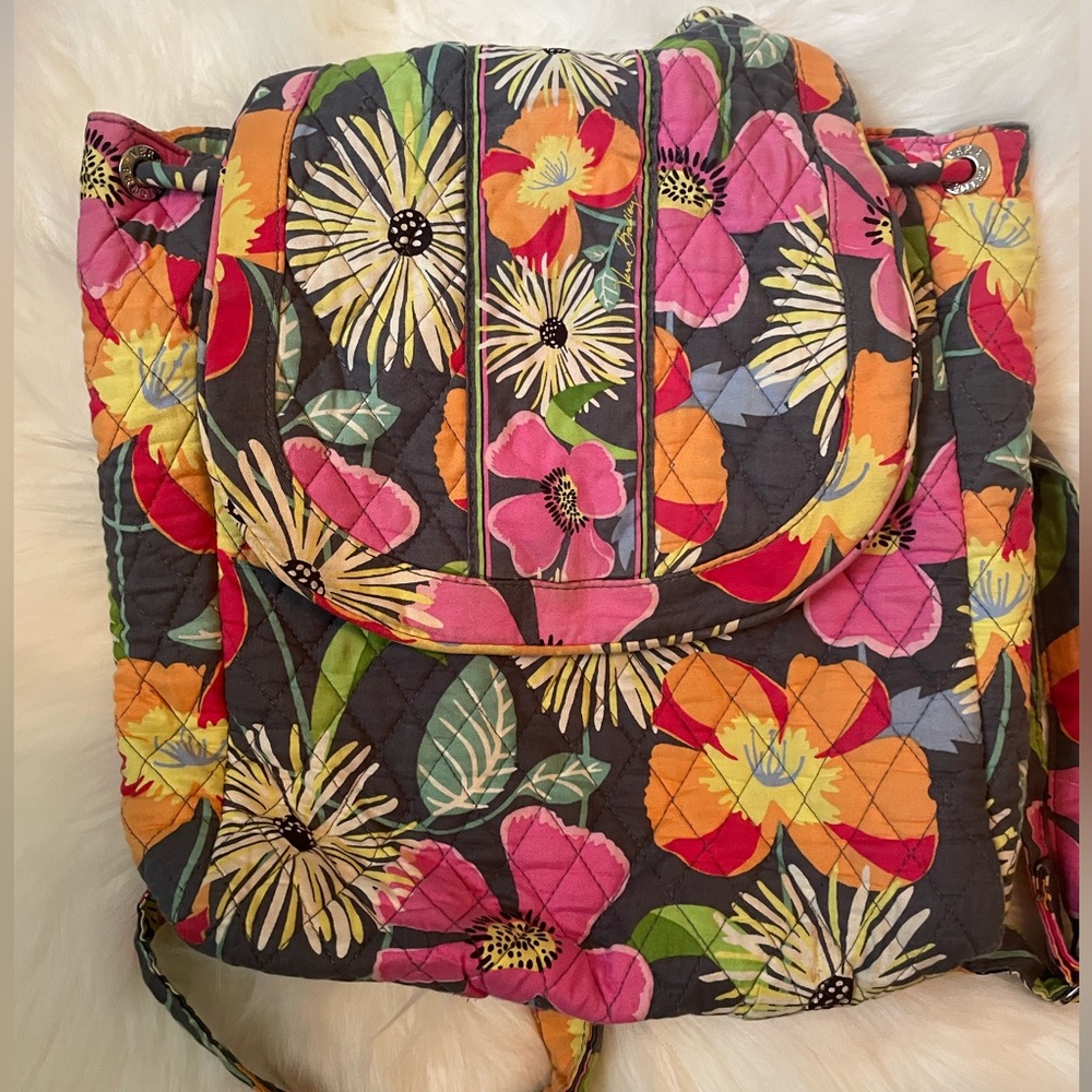 Vera Bradley Floral Quilted Backpack